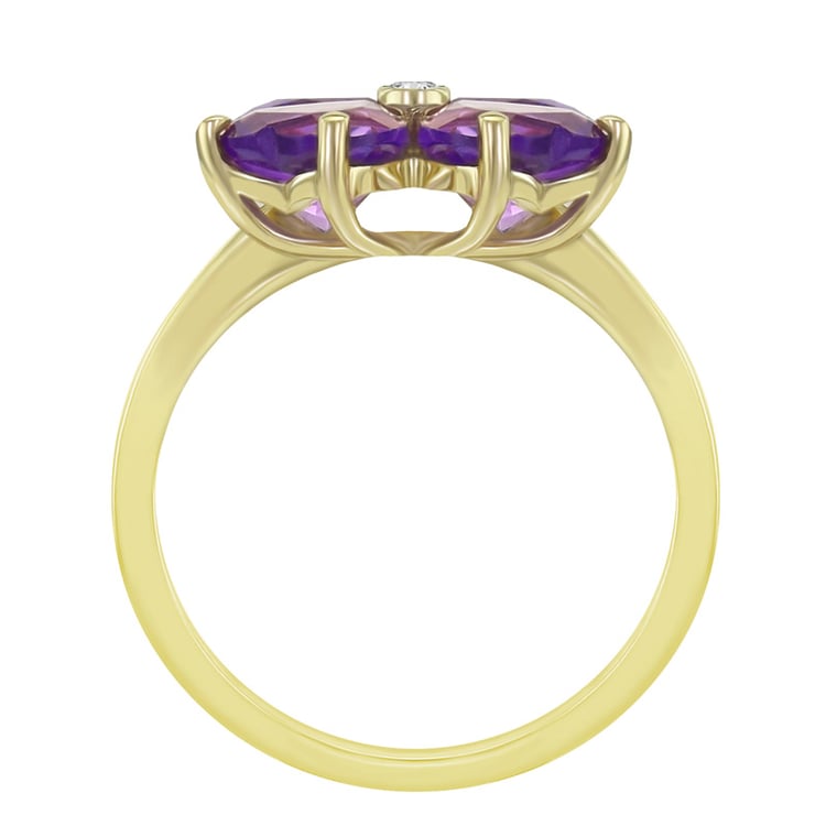 Ametystový prsteň 12617