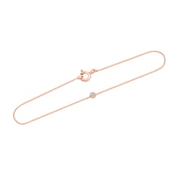 Zlatý minimalistický náramok s lab-grown diamantom Lepio