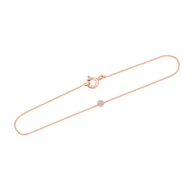 Minimal zlatý náramok 150239