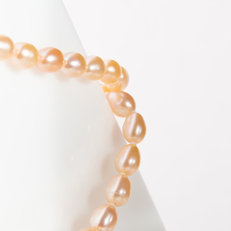 Náhrdelník z broskyňových perál Faust 147593