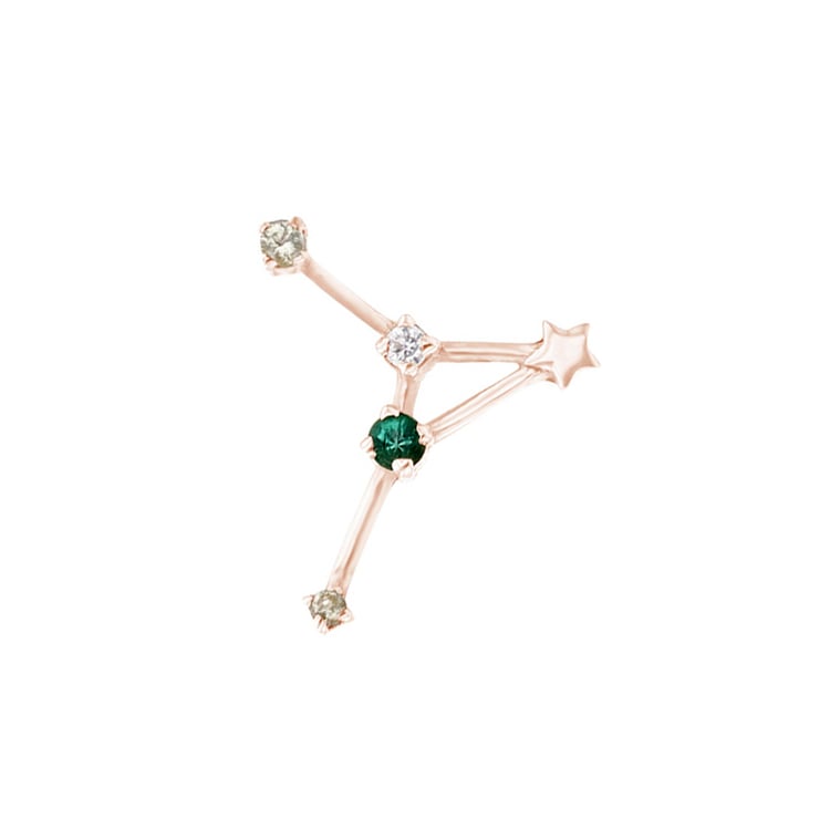 Náušnica so znamením zverokruhu Cancer