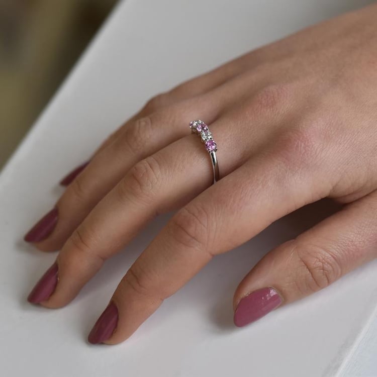 Prsteň zo striebra 39121