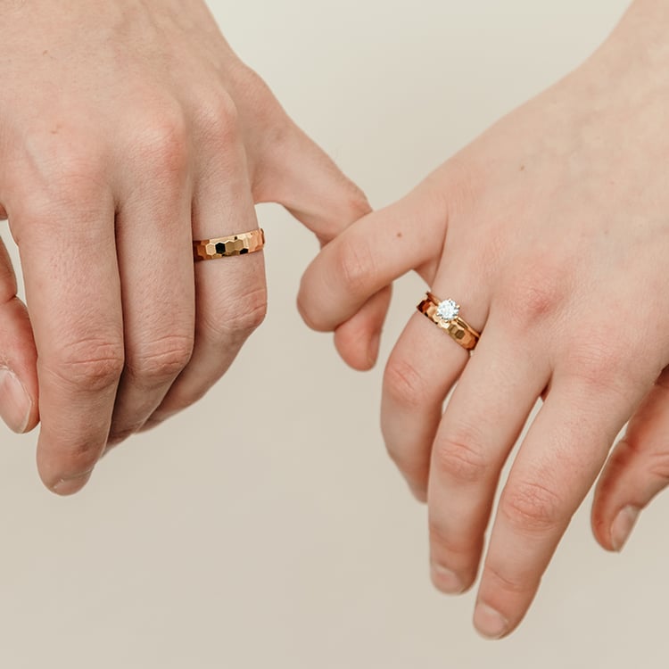 Zásnubný prsteň s diamantom Birdie 121460