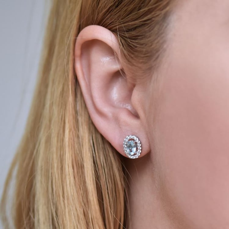 Topásové náušnice 16434