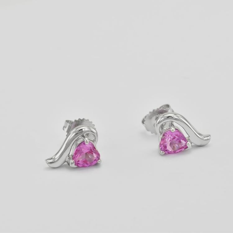 Strieborné romantické náušnice 38437