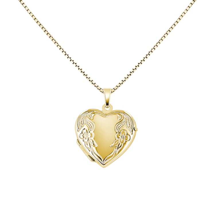 Strieborný otvárací medailón srdca