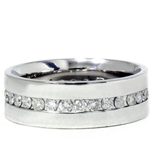 Zlatá diamantová obrúčka pre mužov 55460