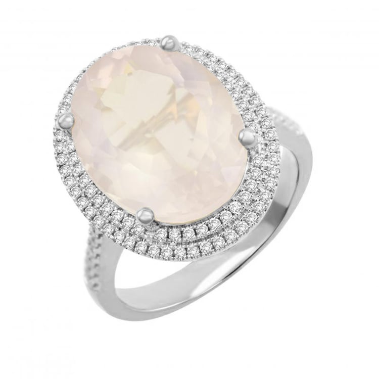 Prsteň z bieleho zlata 88480