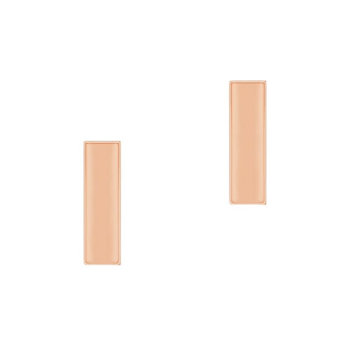 Minimalistické náušnice zo zlata Barr