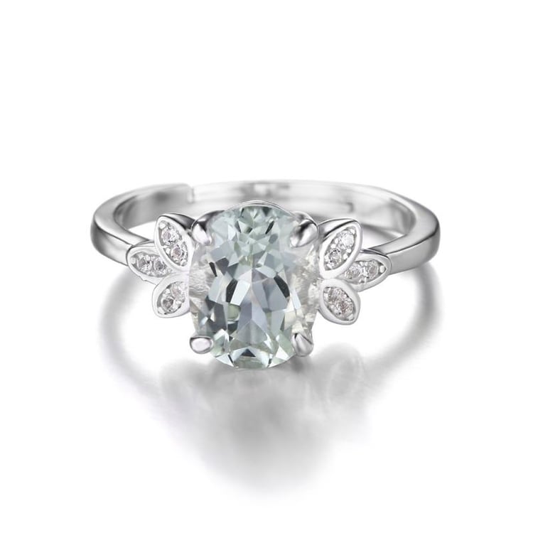 Strieborný prsteň s ametystom 20551