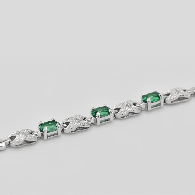 Náramok so smaragdmi 28303