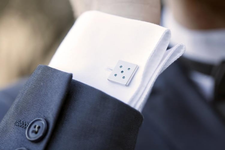 Platinové manžetové gombíky 9363