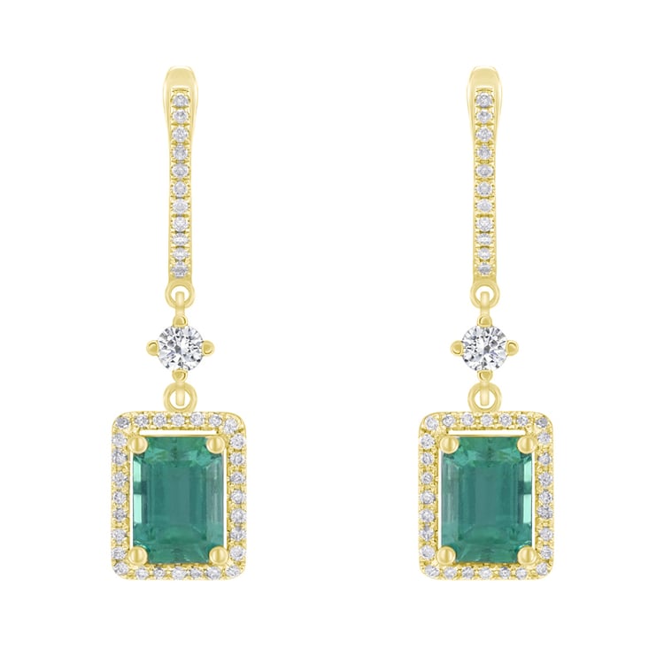 Náušnice zo žltého zlata 42687