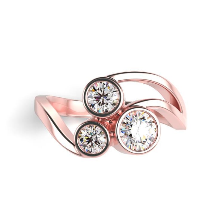 Zásnubný diamantový prsteň 14070