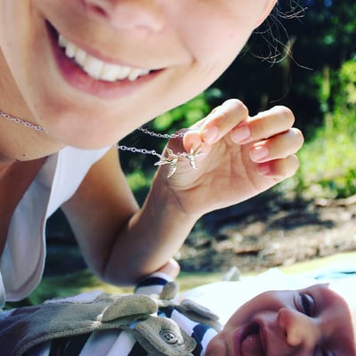 Strieborný náhrdelník