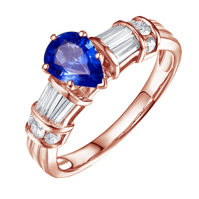 Zásnubný prsteň s tanzanitom 82961