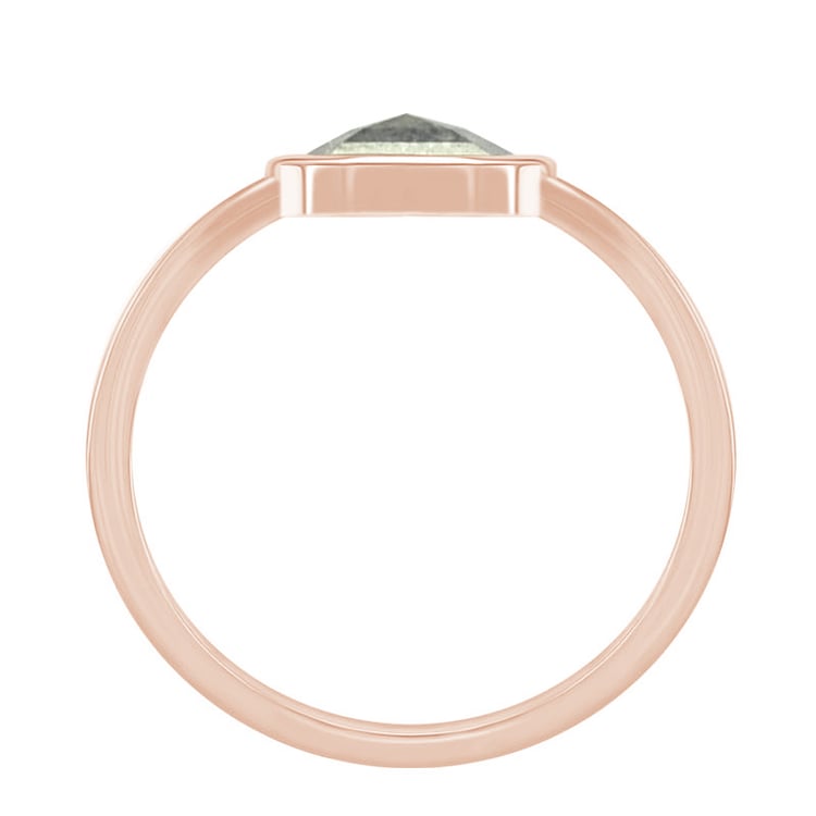 Zlatý prsteň se salt and pepper diamantom 70737