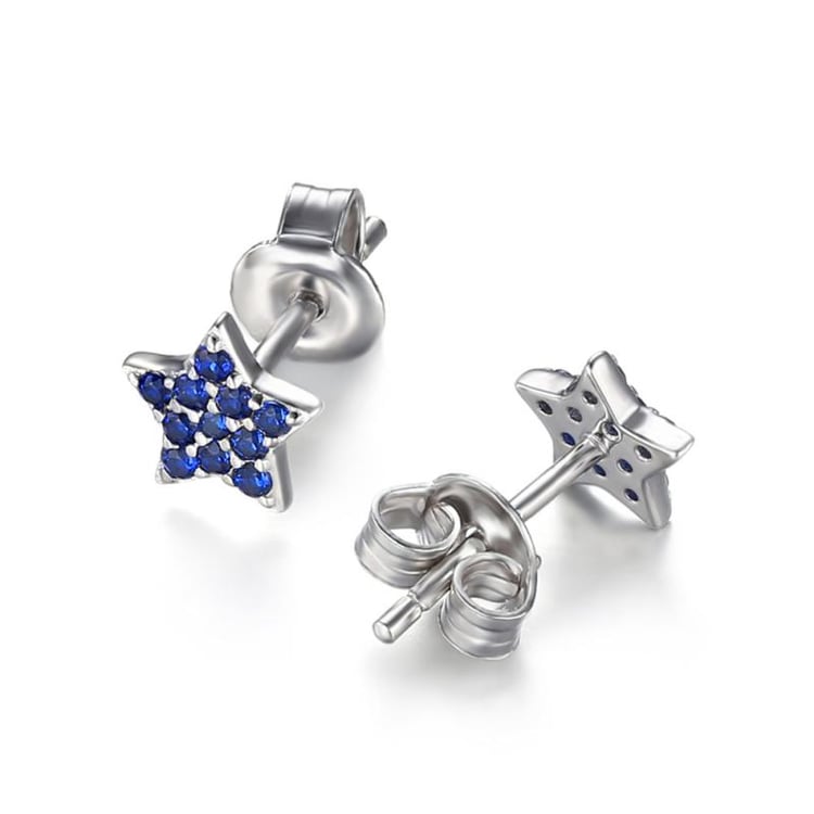Hviezdne náušnice so spinelmi 23694