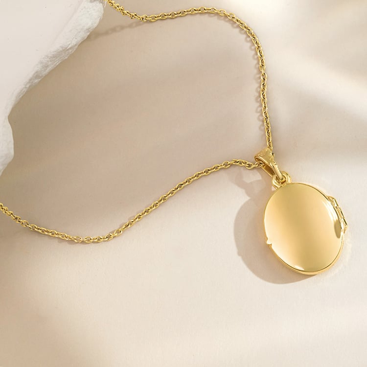 Oválny otvárací medailón zo striebra 156350