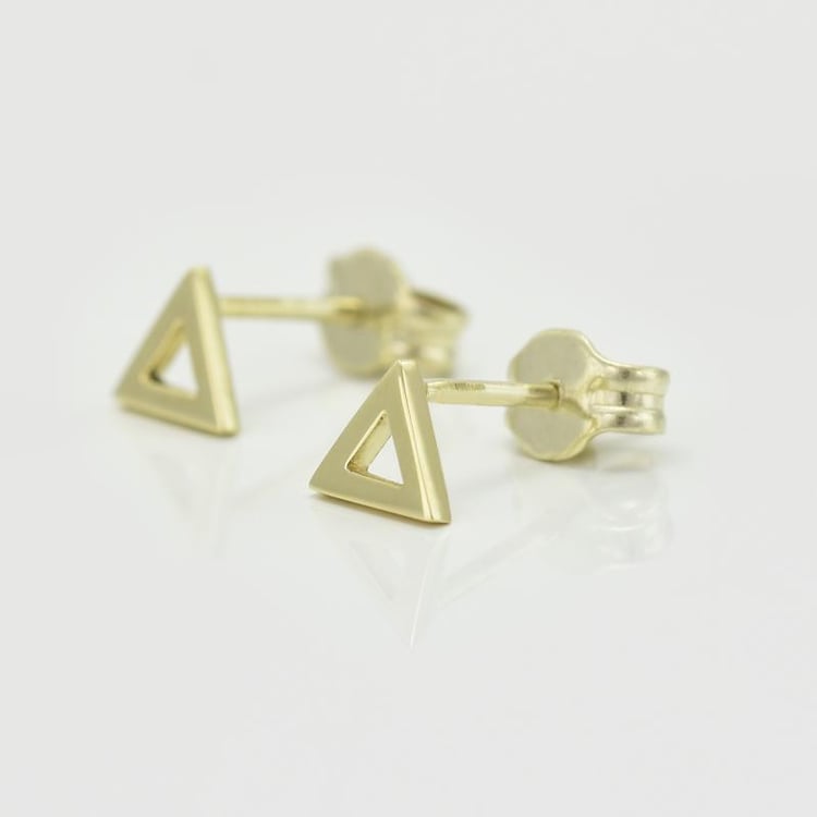 Náušnice zo žltého zlata 10360