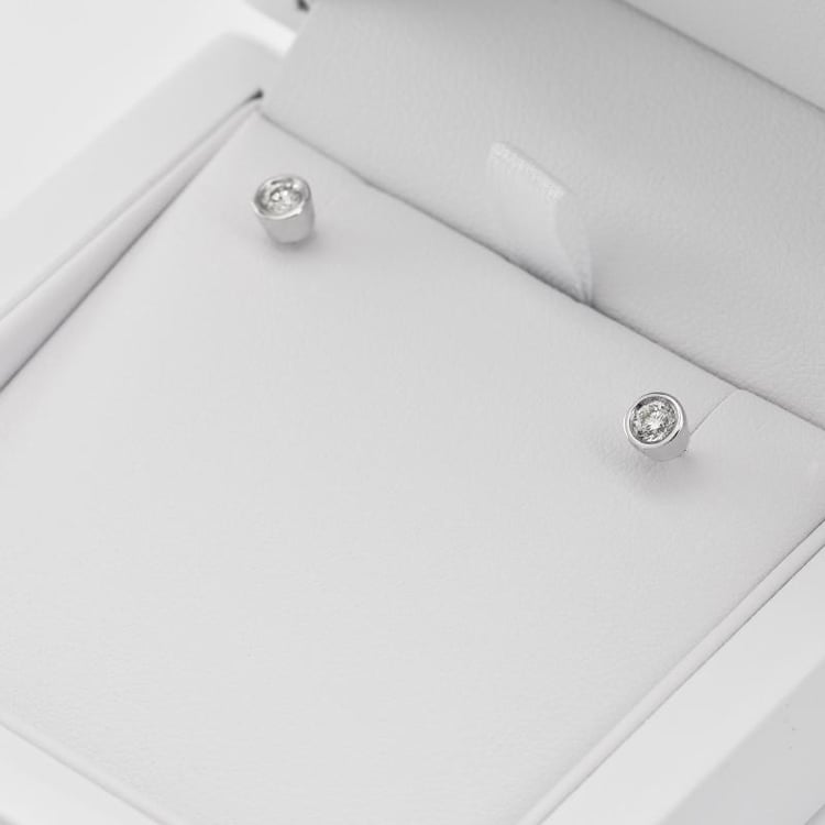 Náušnice s diamantmi 28549