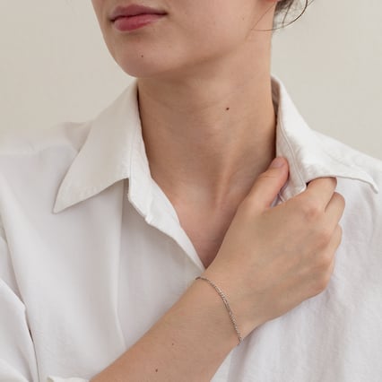 Figaro náramok 18 cm zo striebra