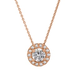 Halo prívesok s lab-grown diamantmi Usara