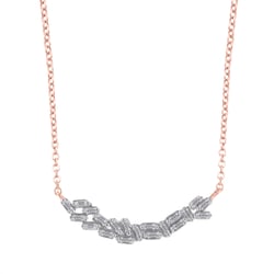 Zlatý náhrdelník s lab-grown diamantmi Darcy