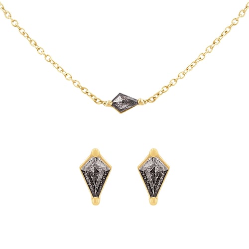 Sada šperkov s kite salt and pepper diamantmi Wills