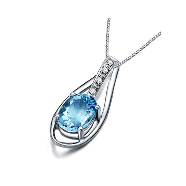 Akvamarínový náhrdelník Samanie 9979