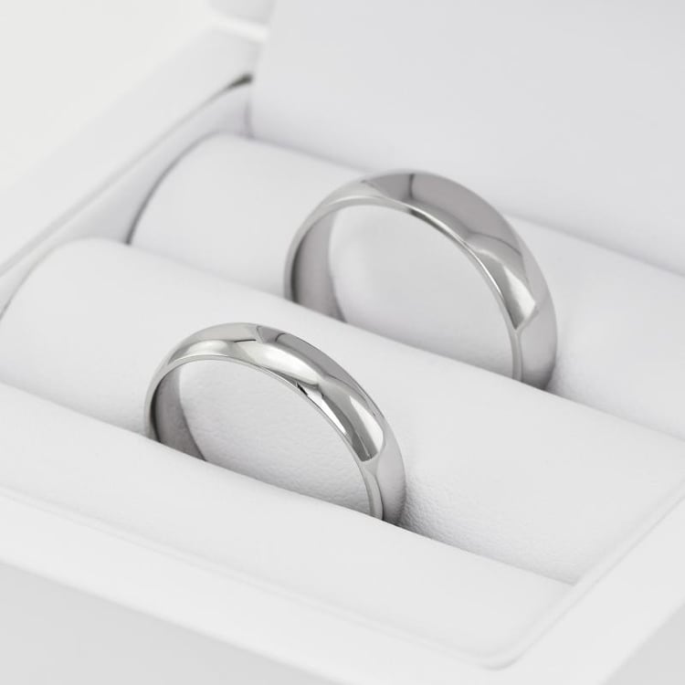 Platinové svadobné prstene 20863