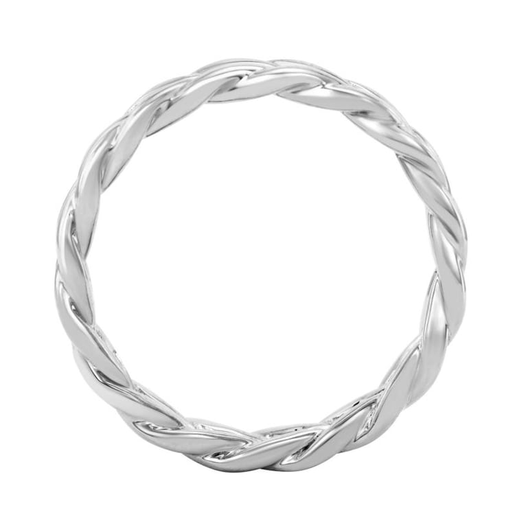 Zlatý prepletaný prsteň 24435