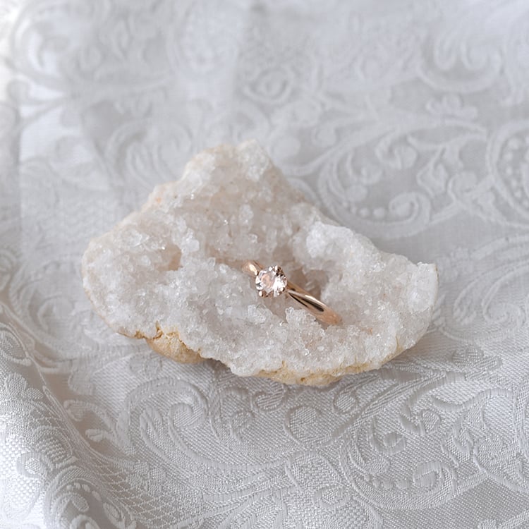 Prsteň s morganitom 63619