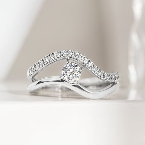 Romantický zásnubný set prsteňov s lab-grown diamantmi Kayla