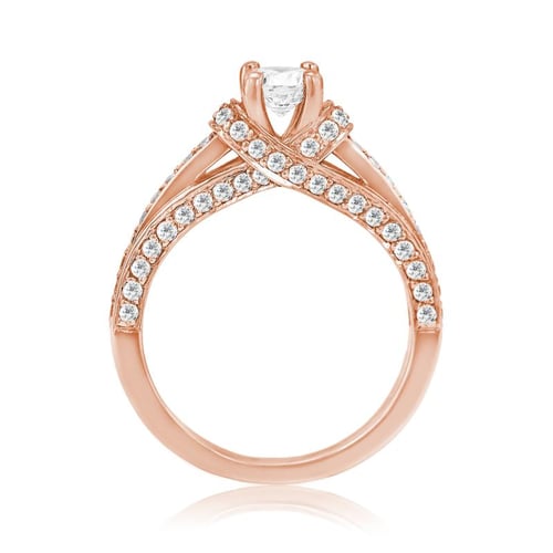 Luxusný zásnubný prsteň s diamantmi Jiezel