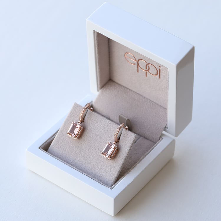 Morganitové náušnice 73668