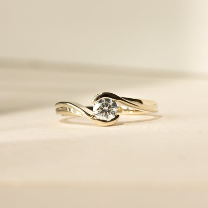 Zásnubný prsteň s lab-grown diamantom Saffar