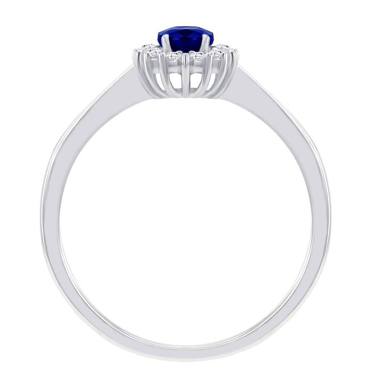 Zlatý prsteň so zafírom 43697