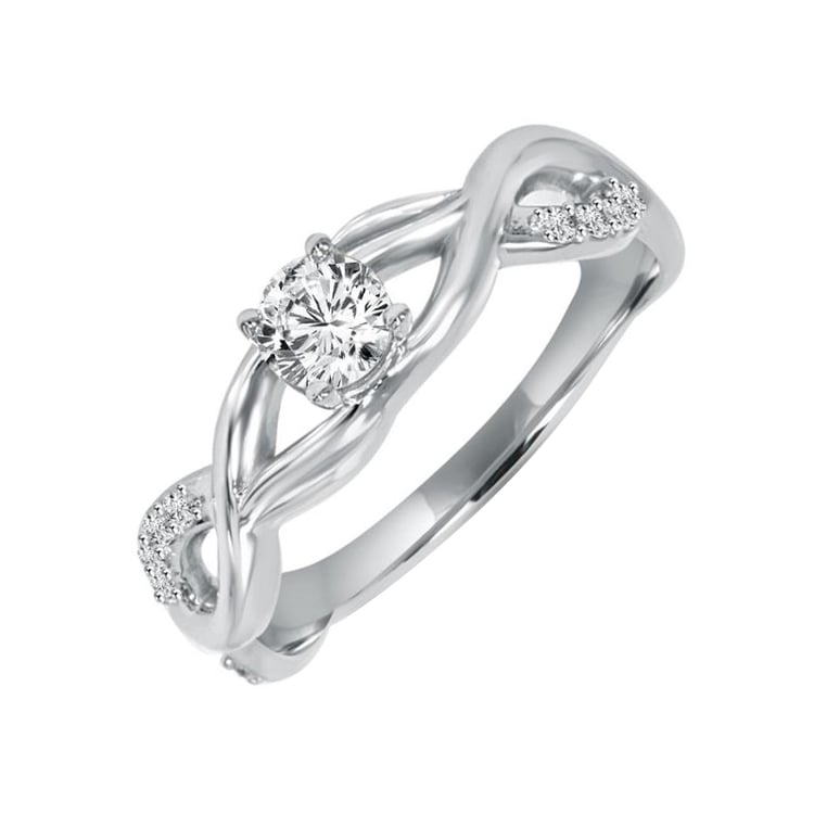 Diamantový prsteň zo zlata Diandre