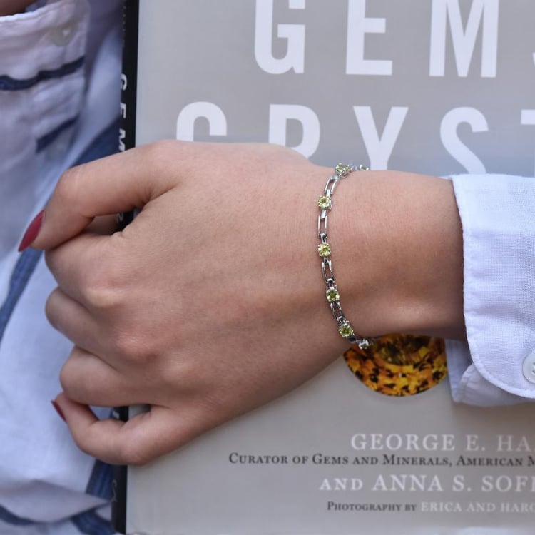 Náramok s olivínmi 30425