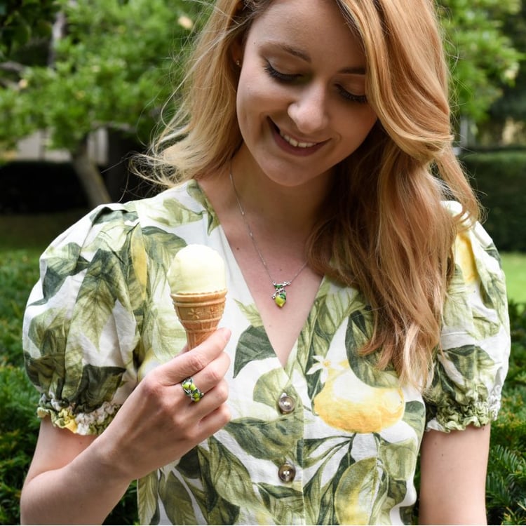 Enamelová kolekcia zo striebra 65849