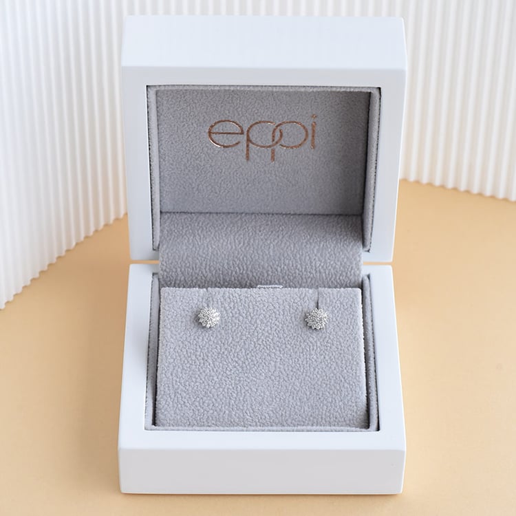 Elegantné náušnice s diamantmi 95978