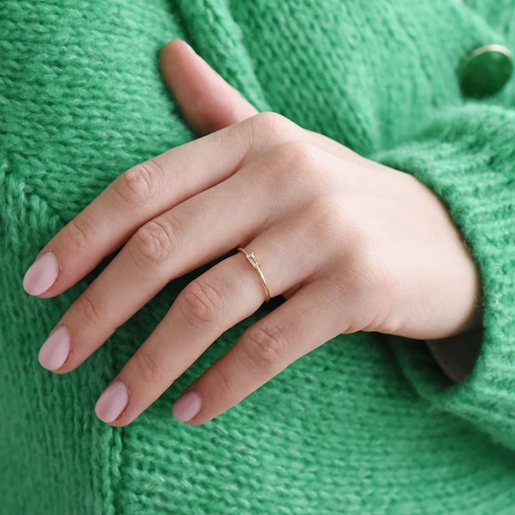 Prsteň s akvamarínom 91188