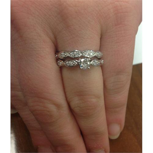 Diamantový wedding set 4422