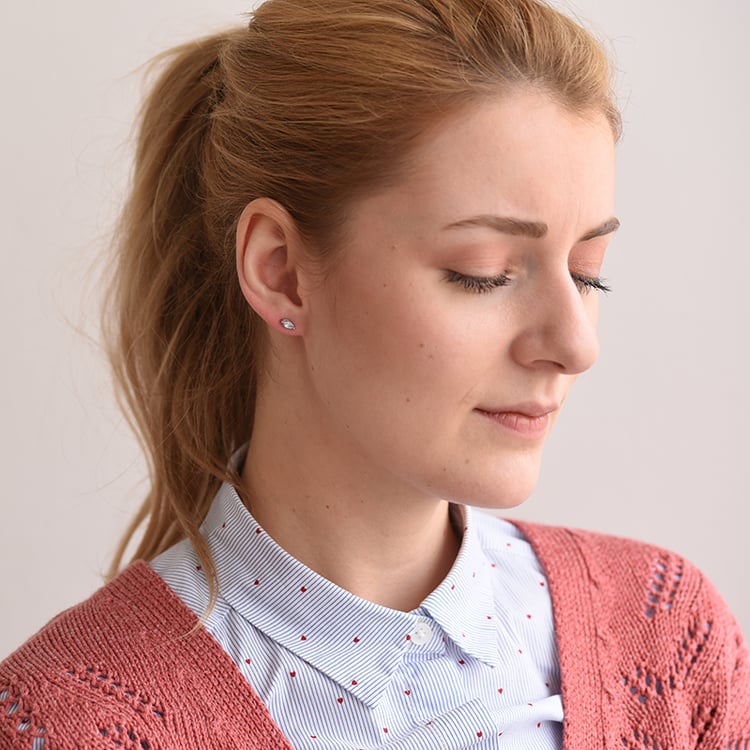 Strieborné náušnice 60354