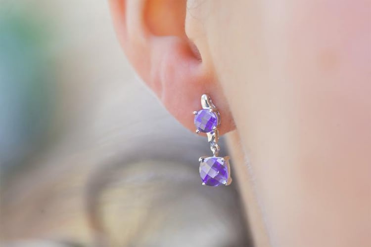 Romantický stříbrný prsten s topazem Igor 4615