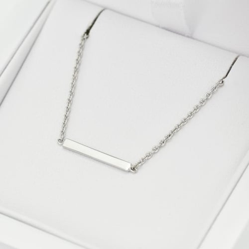 Jemný strieborný náhrdelník Barr