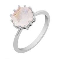 Zásnubný prsteň s mesačným kameňom Kendra