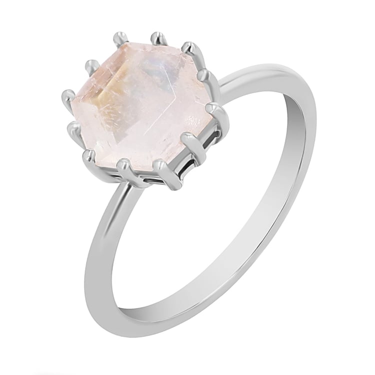 Zásnubný prsteň s mesačným kameňom Kendra