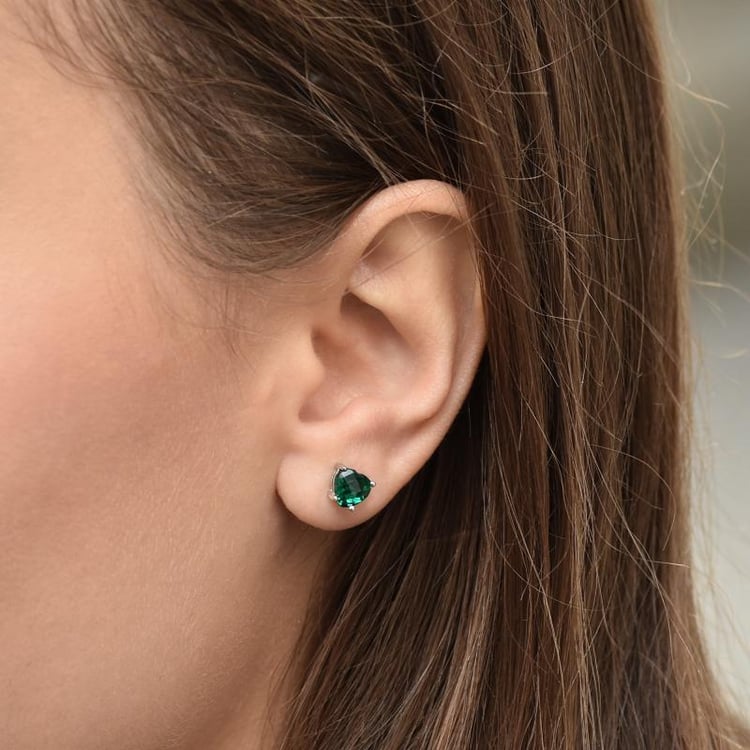 Smaragdové náušnice 17239